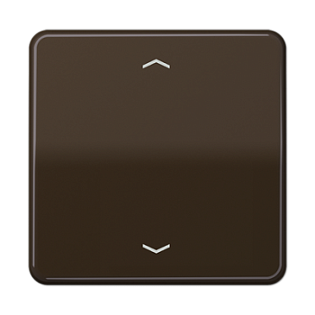 JUNG Клавиша для KNX кнопки, 1 группа с символами "стрелки" дюропласт коричневый CD101PBR