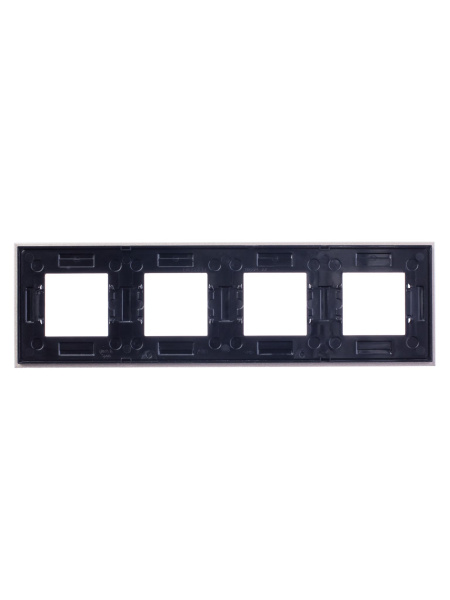 Купить ABB NIE Zenit Стекло Брызги шампанского Рамка 4-я 2+2+2+2 мод 2CLA227400N3901