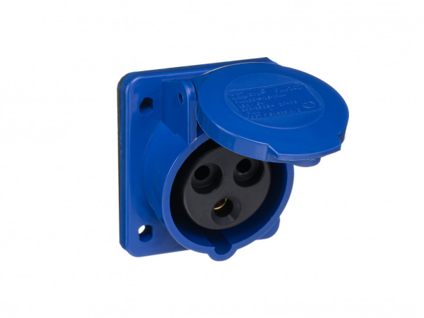 DEKraft Розетка щитовая 413 2Р+РЕ 16А 220В IP44 РЩ-102