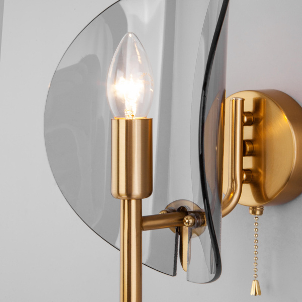 Купить Eurosvet Настенный светильник 60135/1 латунь a058086