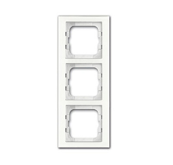 ABB BJE Axcent Белое стекло Рамка 3-ая 2CKA001754A4439
