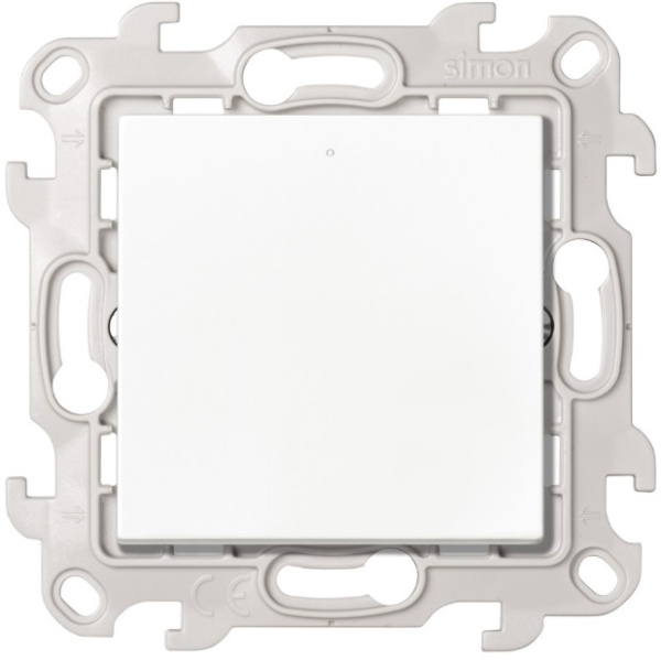 Simon 24 Белый Кнопочный выключатель с подсветкой 10A 250В~ 2420160-030