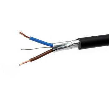 Кабель контрольный медь КГВЭВнг(А)-LS 2x1.5 черный ГОСТ КГВЭВнг(А)-LS 2*1,5-0,66