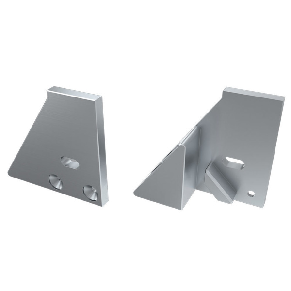 Arlight Заглушка для ALM-GLASS-10 с опорой левая с отверстием (Металл) 026738