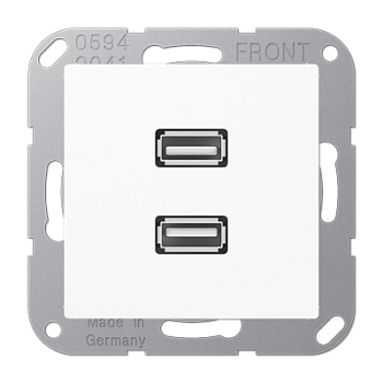 JUNG A500 Накладка 2xUSB MAA1153WW