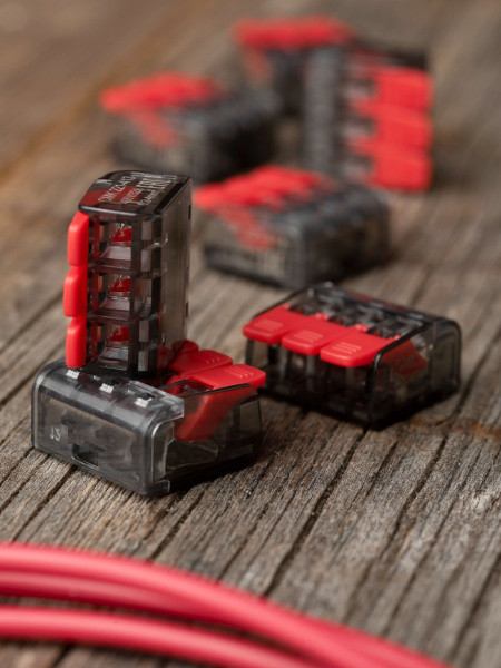 Купить EKF PROxima Клемма СМК 221-413 3 отверстия 0.2-4.0 мм2 (100шт.)