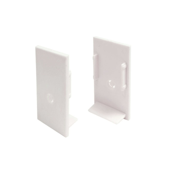 Denkirs TR2107-WH Торцевые заглушки для шинопровода SMART белые (комплект 2 шт)