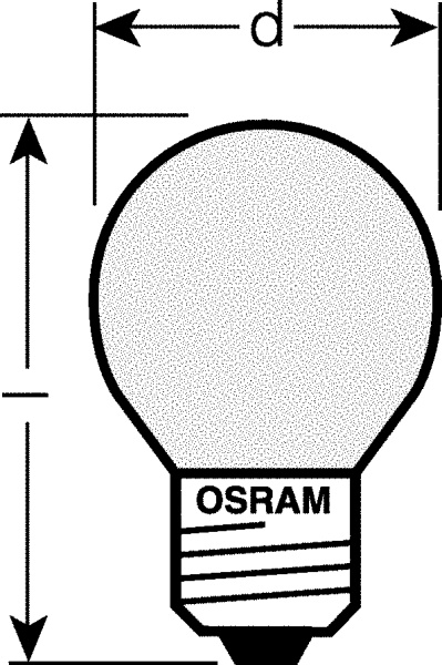 Купить Osram Лампа накаливания CLAS P матовая 60W E27 4008321411778