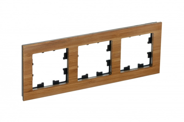 Systeme Electric AtlasDesign Nature Дерево бамбук Рамка 3-ая