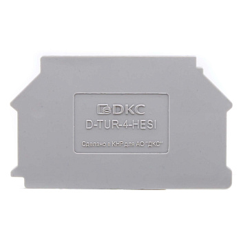 DKC Nuputuk Изолятор торцевой для клеммы TUR-4-HESI