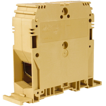 DKC GPA.240/FIX, силовой зажим кабель/кабель бежевый 240 кв.мм/ крепление на плату