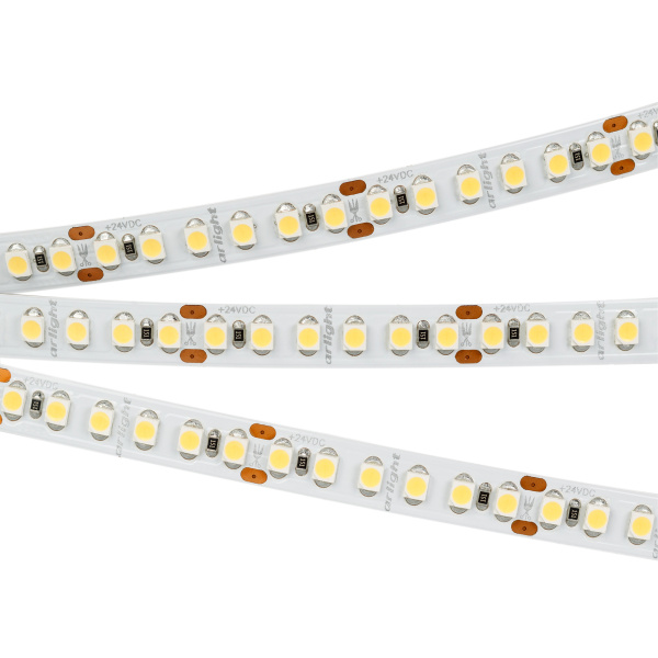 Arlight Светодиодная лента RT6-3528-180 24V White6000 3x (900 LED) (14.4 Вт/м, IP20) 017429