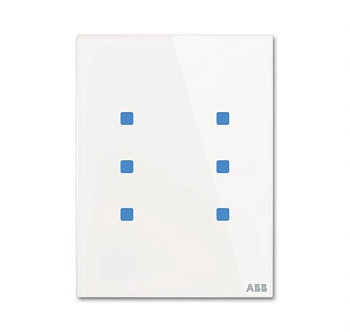 ABB Сенсор Tacteo 6-кн, 86х86, гор TB/U6.4.1-CG 2CKA006300A1542