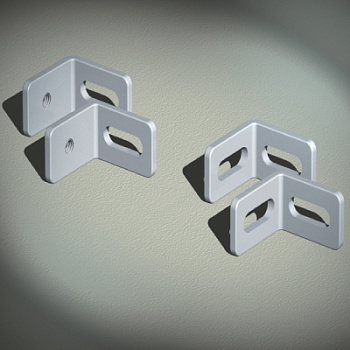 DKC Углы крепёжные, вырез - вырез, 1 упаковка - 10 шт. R5A05