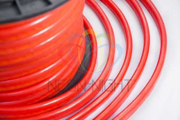 Купить NEON-NIGHT Гибкий Неон DIP 12x26мм - красный, оболочка красная, бухта 50м 131-022