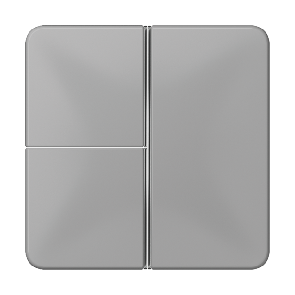 JUNG 3-клавишная накладка для пульта КNX, серая, для серии СD CD403TSAGR