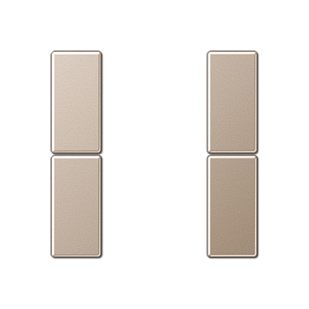 JUNG Шампань Комплект накладок 2гр A502TSACH