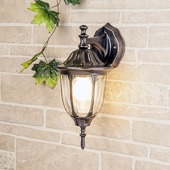 Elektrostandard GL 1002D / Светильник садово-парковый 1002D черное золото / 9908-G a034303