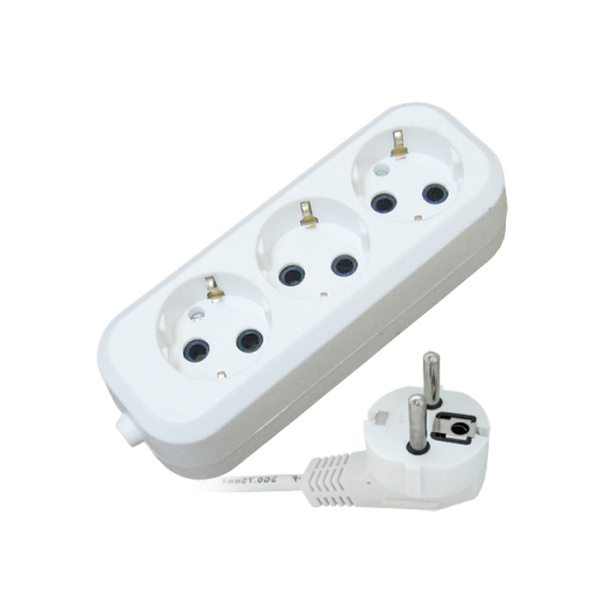 UNIVersal Удлинитель 2м ПВС 3*0,75 3гн. У10-554 с/з 554-02