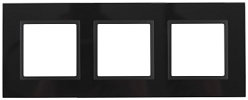 ЭРА 14-5103-05 Elegance Черный/антрацит Стекло Рамка 3-ая