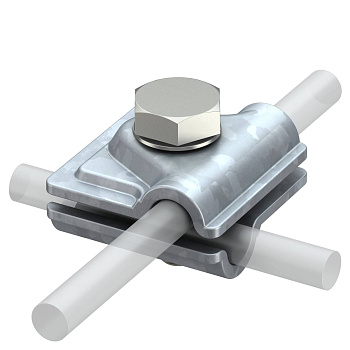 OBO Bettermann Соединитель Vario для быстрого монтажа круглых проводников диаметром 8-10 мм, оцинкованный 5311500