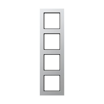 JUNG A creation Алюминий Рамка 4-ая AC584AL