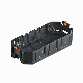 OBO Bettermann Универсальная монтажная коробка UT3 для установки в лючок без накладки (полиамид, черный) 7408721