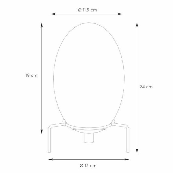 Купить Lucide EXTRAVAGANZA BELLISTER Янтарь Настольная лампа 03527/01/62