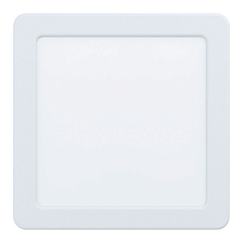 Eglo 99179 Светодиодный встраиваемый светильник FUEVA 5, 10,5W (LED), 166х166, ET26, 1350lm, 4000K, сталь, белый