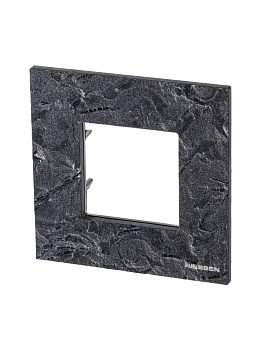 ABB NIE Zenit Сланец Рамка 1-я 2 мод 2CLA227100N2201