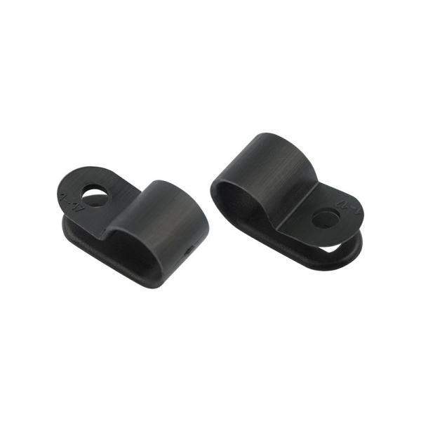 Кабельная скоба под винт 9 мм, черная, упаковка 50 шт. Rexant 07-4409-1