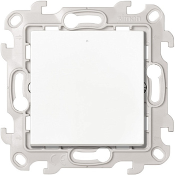 Simon 24 Белый Однополюсный выключатель с подсветкой 10AX 250В~ 2420104-030