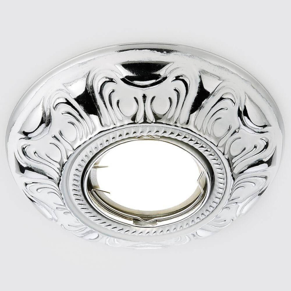 Купить Ambrella Встраиваемый точечный светильник D1172 W/CH белый/хром MR16