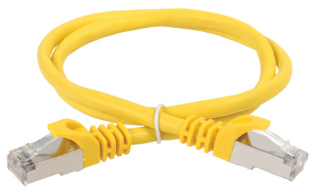 IEK ITK Коммутационный шнур (патч-корд), кат.5Е FTP, 5м, желтый PC05-C5EF-5M