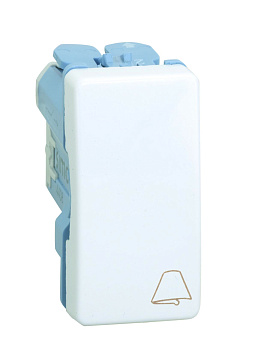 Simon 27 Мех Слоновая кость Кнопка клавишная "свет" узкая, 10А 250В 27151-61