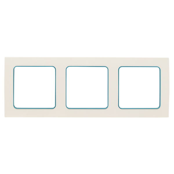 EKF PROxima Стокгольм Белый Линия синяя Рамка 3-ая