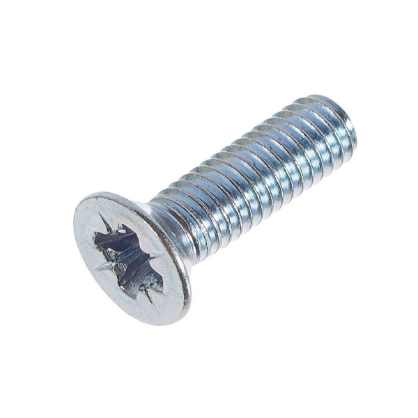 Tech-Krep Винт DIN965 с потайной головкой оцинк. М6х20 (100 шт) - коробка с ок. 105241