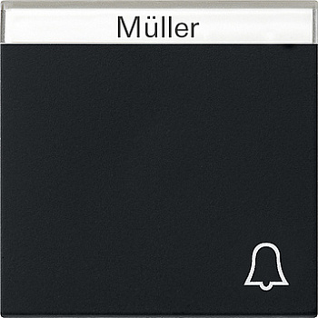 Gira Клавиша с полем для надписи и символом "звонок" 0673005