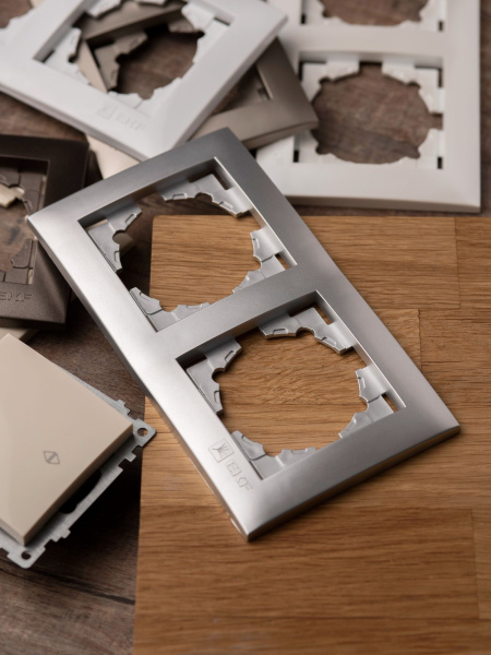 Купить EKF PROxima Валенсия Рамка 2-местная сталь