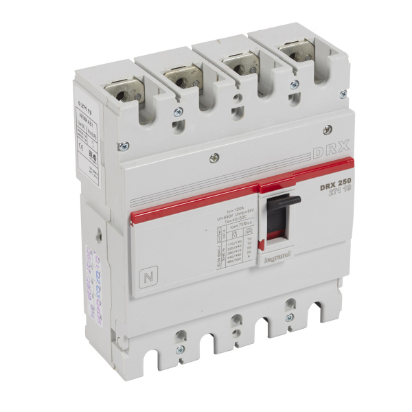 Legrand DRX250 фиксированный 4P 150А 25кА 027119