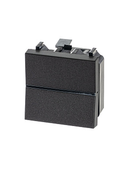 ABB NIE Zenit Антрацит Переключатель 1-клавишный 2 мод 2CLA220200N1801