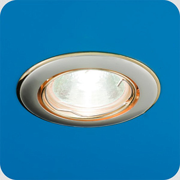 Italmac Nika 51 1 24 Светильник литой, поворотный,комбин. золото/никель/золото MR 16