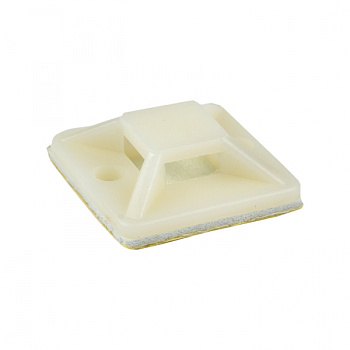 EKF PROxima Площадка самоклеящаяся (25х25мм.) белая (100шт.)