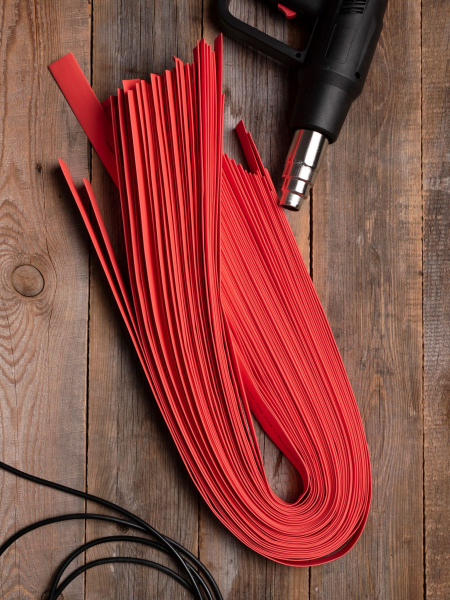 Купить EKF PROxima Термоусаживаемая трубка ТУТ нг 20/10 красная в отрезках по 1м