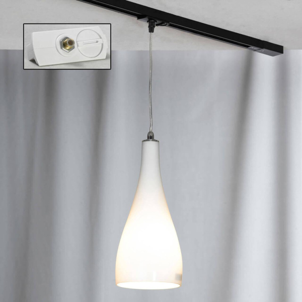 Lussole S.R.L Металл Хром /  Стекло трековый светильник однофазный E27 60W LSF-1106-01-TAW