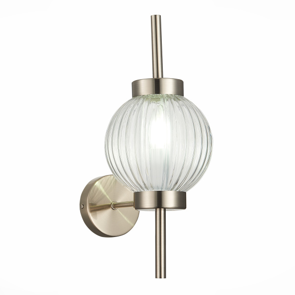 ST Luce SL1155.101.01 Светильник настенный Никель/Прозрачный E14 1*40W