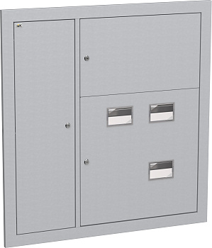 IEK LIGHT Корпус металлический ЩЭ-3-Э 36 IP31 (слаботочный отсек слева) LIGHT