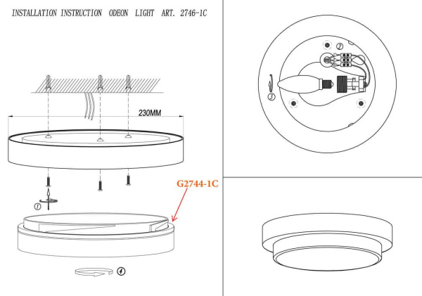 Odeon Light 2746/1C ODL15 670 хром/стекло Н/п светильник IP44 E14 40W 220V HOLGER Купить Odeon Light 2746/1C ODL15 670 хром/стекло Н/п светильник IP44 E14 40W 220V HOLGER