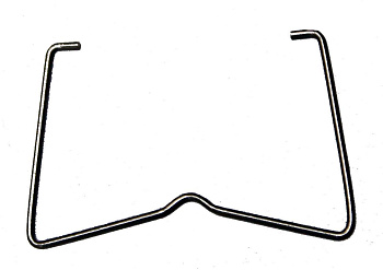 Finder Металлическая клипса для реле 41 серии для розеток 95.13, 95.13.2, 95.15, 95.15.2 095413