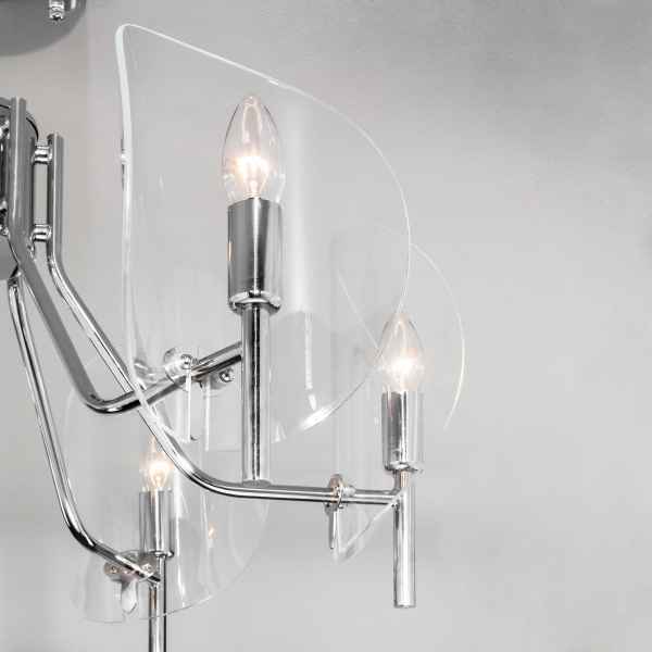 Купить Eurosvet Классическая люстра с плафонами 60135/6 хром a058090